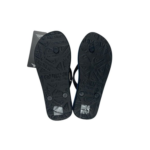 Quiksilver Boys Molokai Black/Orange Flip Flops - Picture 6 of 6